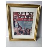 Framed Military Poster