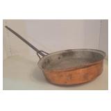 Copper Lined Cooking Pan