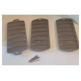 Cast Iron Corn Bread Pan & Square Nails