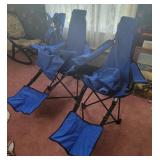 Pair of Lounging Lawn Chairs