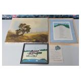 Set of 3 Wall Paintings