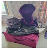 Assorted Bags, Suitcase, and More