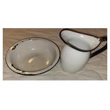 Black Ring Ceramic Wash Bowl