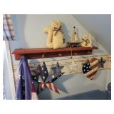 Contents of Shelves and Wall