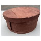 Wooden Hat Box
