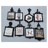 Eight Cast Trivets