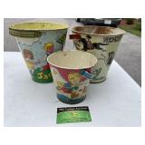 Vintage Sand Buckets