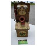 Vintage Gong Bell Toys Telephone