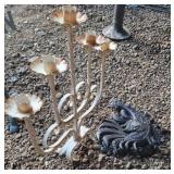 Candle Holder & Roosters
