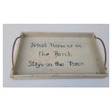 Handpainted Serving Tray