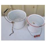 Enamel Ware Buckets