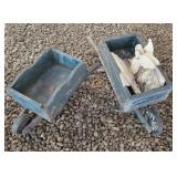 Small Wooden Barrels and Contents