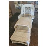 Outdoor Lawn Chair and Foot Rest