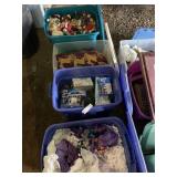 Four Totes of Assorted Christmas