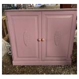 Wood Cabinet/Computer Desk