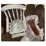 Vintage Cradle & High Chair