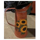 Sunflower Watering Can