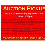 Auction Pick Up Information