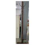 Vintage Wooden Hall Tree