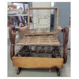 Antique Rocking Chair w/ Swan Handles