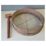 Large Gavel and Sifter