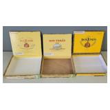 Set of Three Cigar Boxes