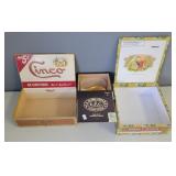 Set of Three Cigar Boxes