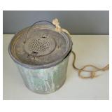 Vintage Metal Minnow Bucket