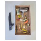 Fishing Lures and Filet Knife
