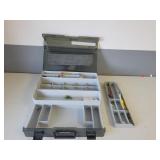 Green Tackle Box and Contents