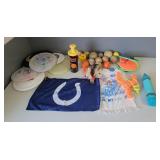 Outdoor Activities, Balls, and Towels