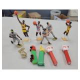 Pez, Sports Figures, & Golden Basketball