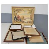 Handpainted Artwork and Unused Frames