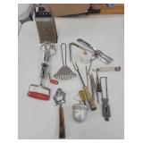 Vintage Mixer, Grater, & Other Kitchen Utensils