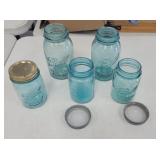 Blue Ball Mason Jars