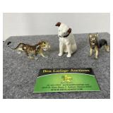 Dogs & Tiger Figurines