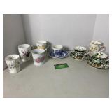 Assortment of Tea cups and saucers