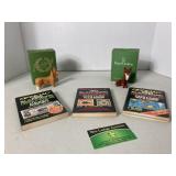 Stamp collecting books and Ceramic Figures