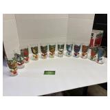 Complete 12 Days of Christmas Glasses