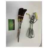 Bone Handle Carving Utensils & Vintage Mixer