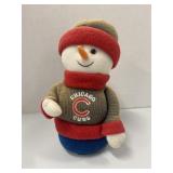 Chicago Cubs Scottish Christmas Snowman