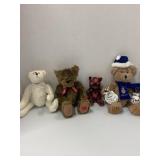 Assorted Lot of Stuffed Bears