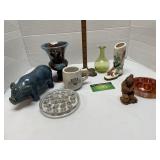 Flower Frogs, Pottery & More