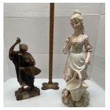 Italian Made Porcelain Figure & More