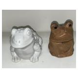 (2) Frog Incense Covers