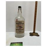 Vintage Bourbon Bottle