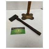 Small Cast Iron Axe Head