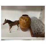 Horse Statue & Coaster Set