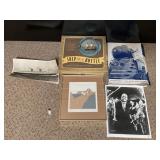 Ship in a Bottle & Assorted Pictures