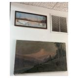 (2) Vintage Hanging Wall Art